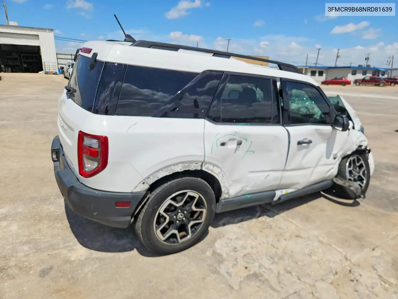 2022 Ford Bronco Sport Big Bend VIN: 3FMCR9B68NRD81639 Lot: 58992256