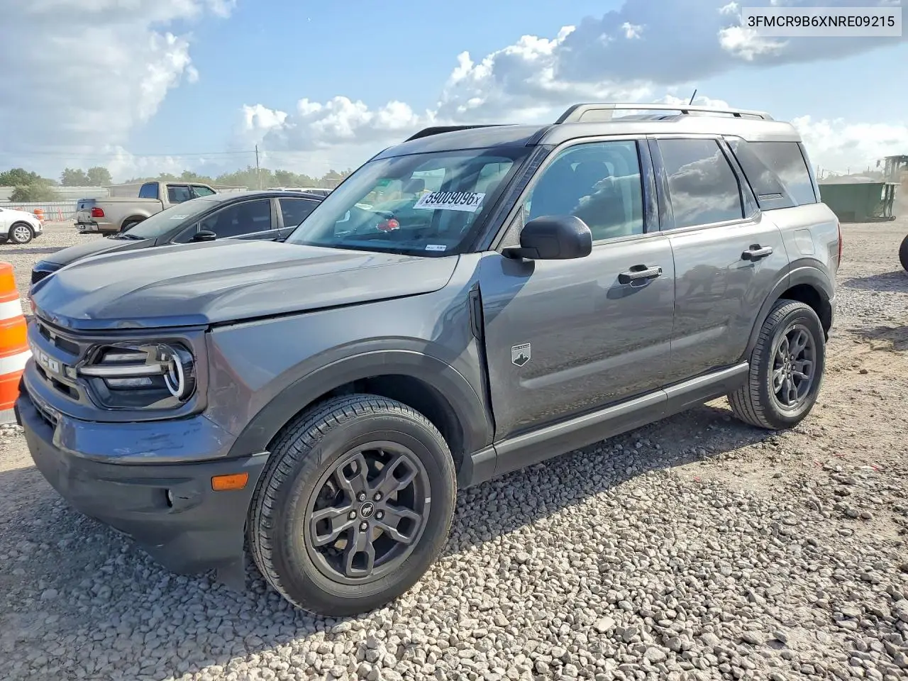 2022 Ford Bronco Sport Big Bend VIN: 3FMCR9B6XNRE09215 Lot: 59009096