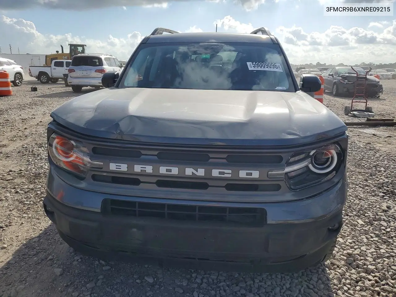 2022 Ford Bronco Sport Big Bend VIN: 3FMCR9B6XNRE09215 Lot: 59009096