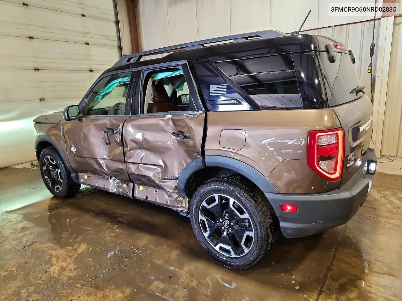 2022 Ford Bronco Sport Outer Banks VIN: 3FMCR9C60NRD02835 Lot: 59107126