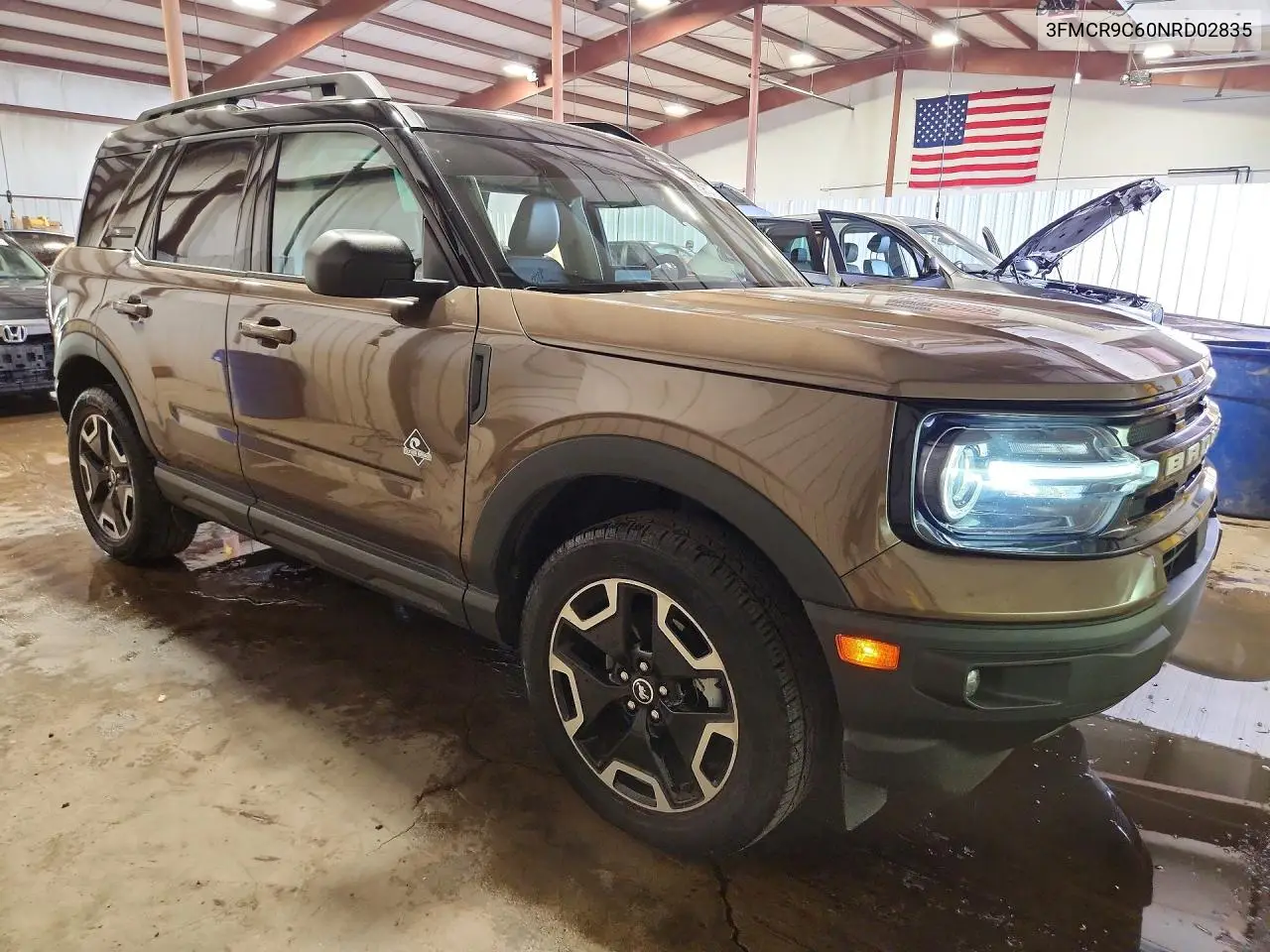 2022 Ford Bronco Sport Outer Banks VIN: 3FMCR9C60NRD02835 Lot: 59107126