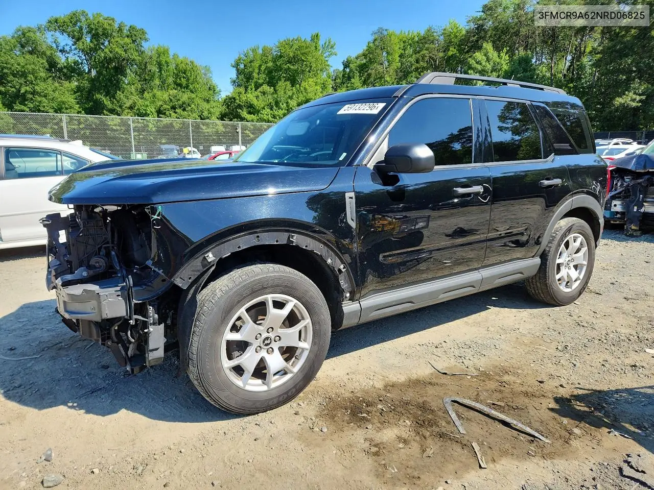 2022 Ford Bronco Sport VIN: 3FMCR9A62NRD06825 Lot: 59132296