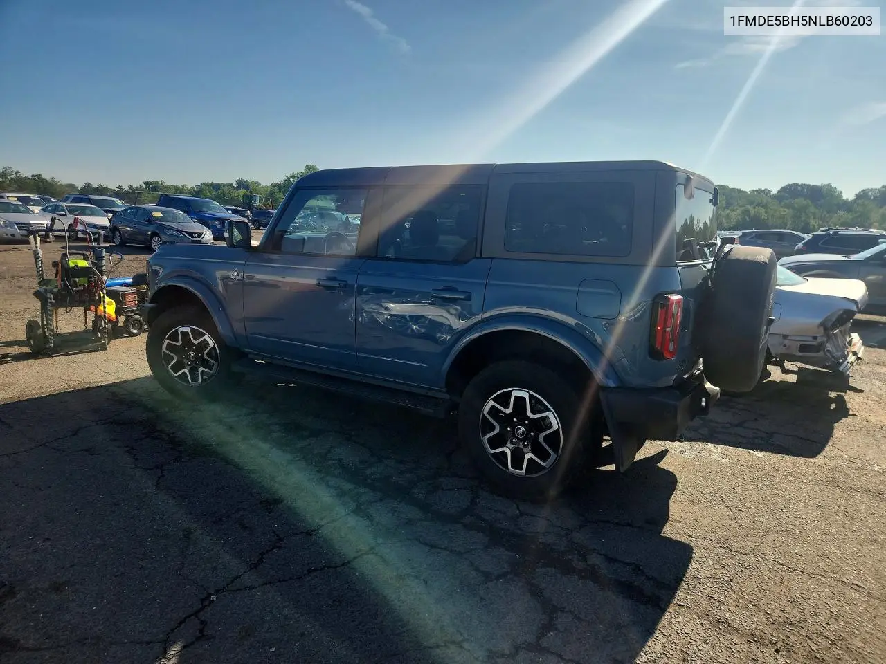 2022 Ford Bronco Base VIN: 1FMDE5BH5NLB60203 Lot: 59173996