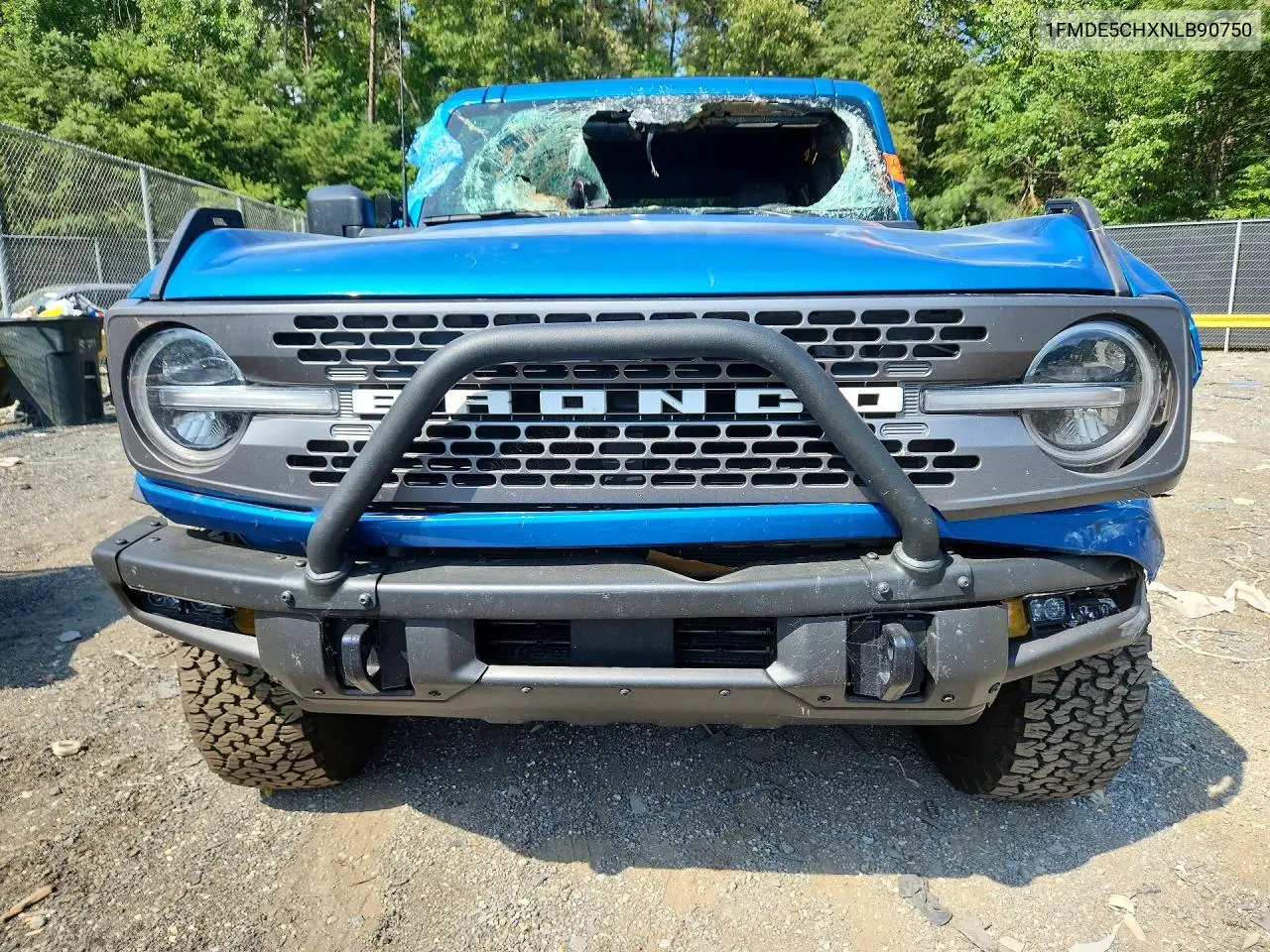 2022 Ford Bronco Base VIN: 1FMDE5CHXNLB90750 Lot: 59245426