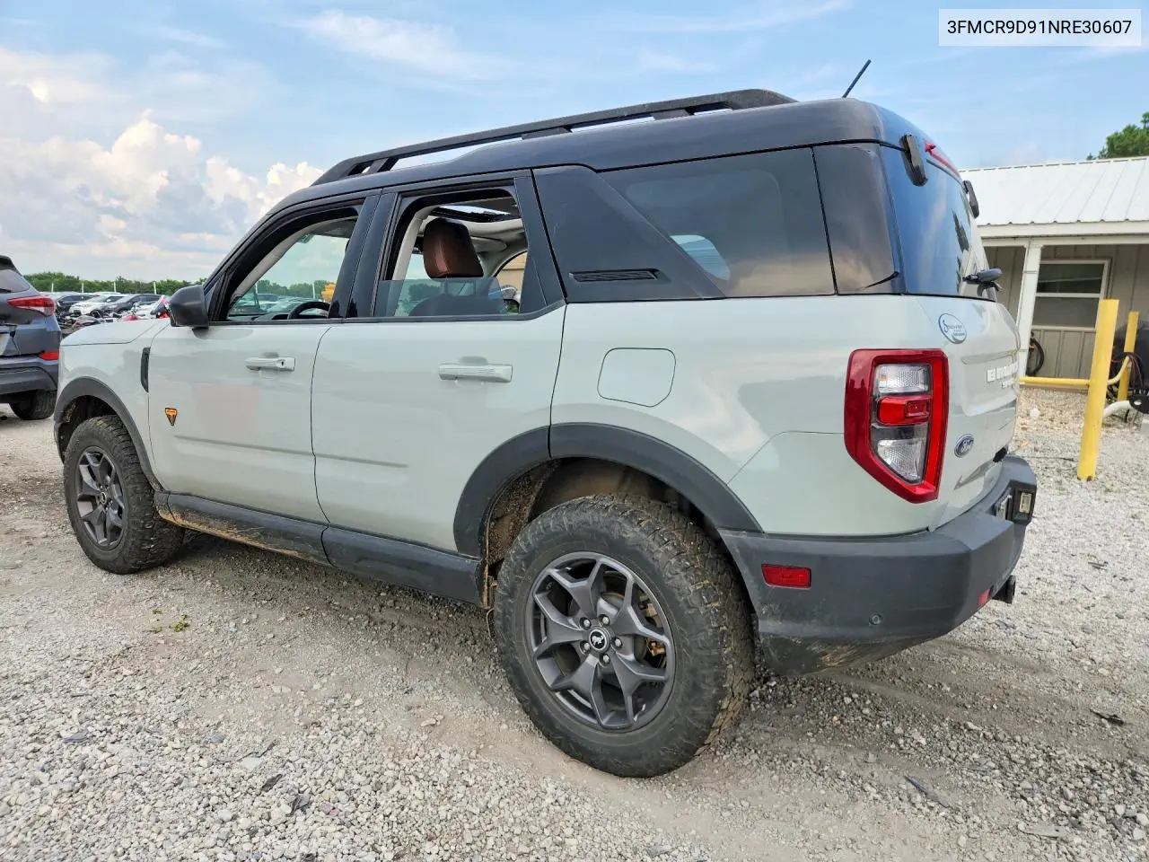 2022 Ford Bronco Sport Badlands VIN: 3FMCR9D91NRE30607 Lot: 59362946