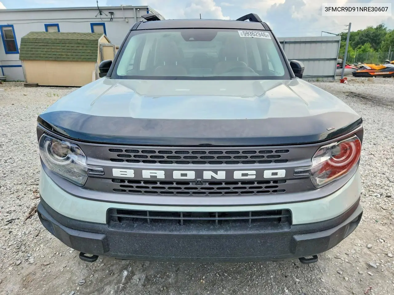 2022 Ford Bronco Sport Badlands VIN: 3FMCR9D91NRE30607 Lot: 59362946