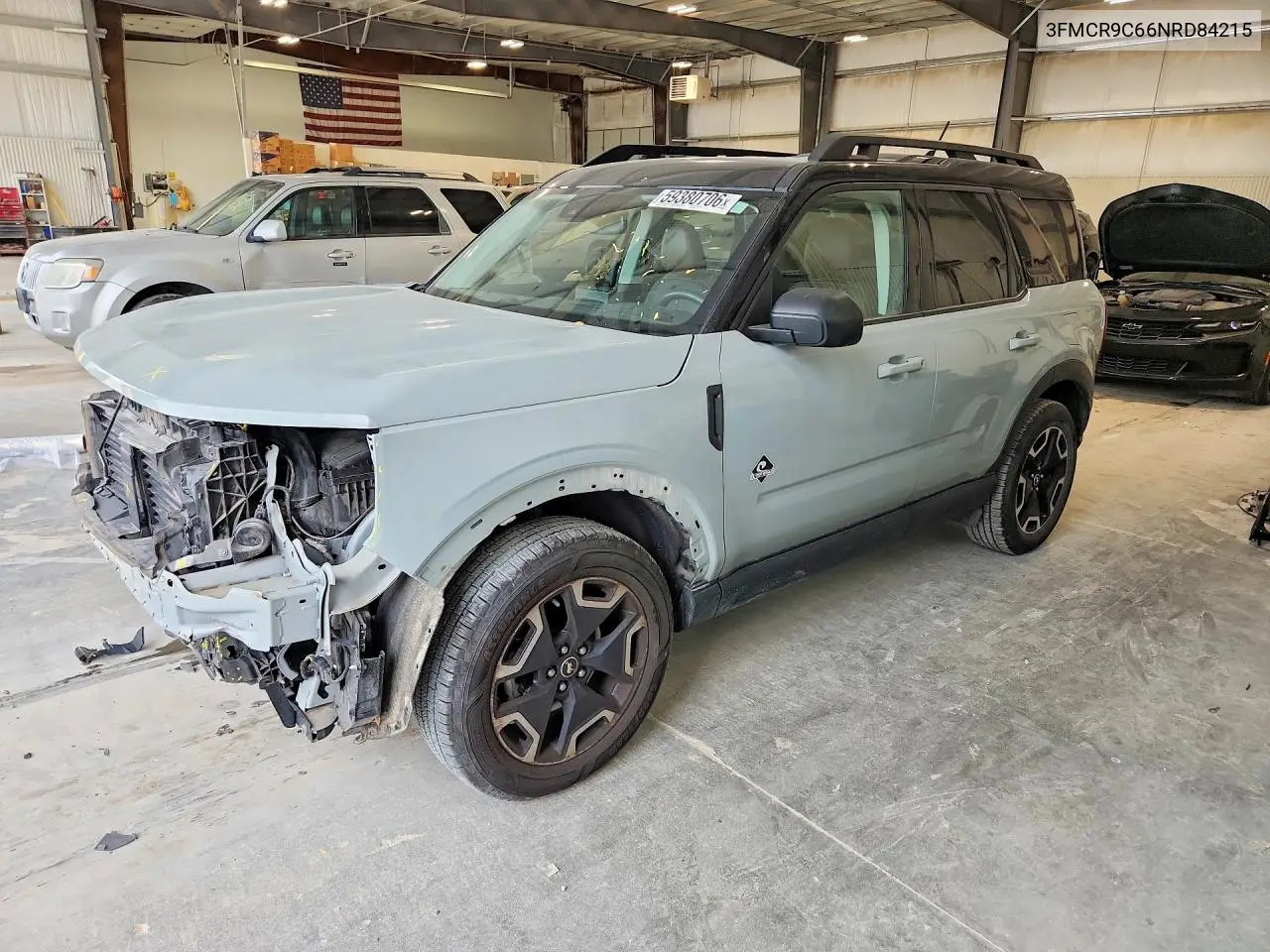 2022 Ford Bronco Sport Outer Banks VIN: 3FMCR9C66NRD84215 Lot: 59380706