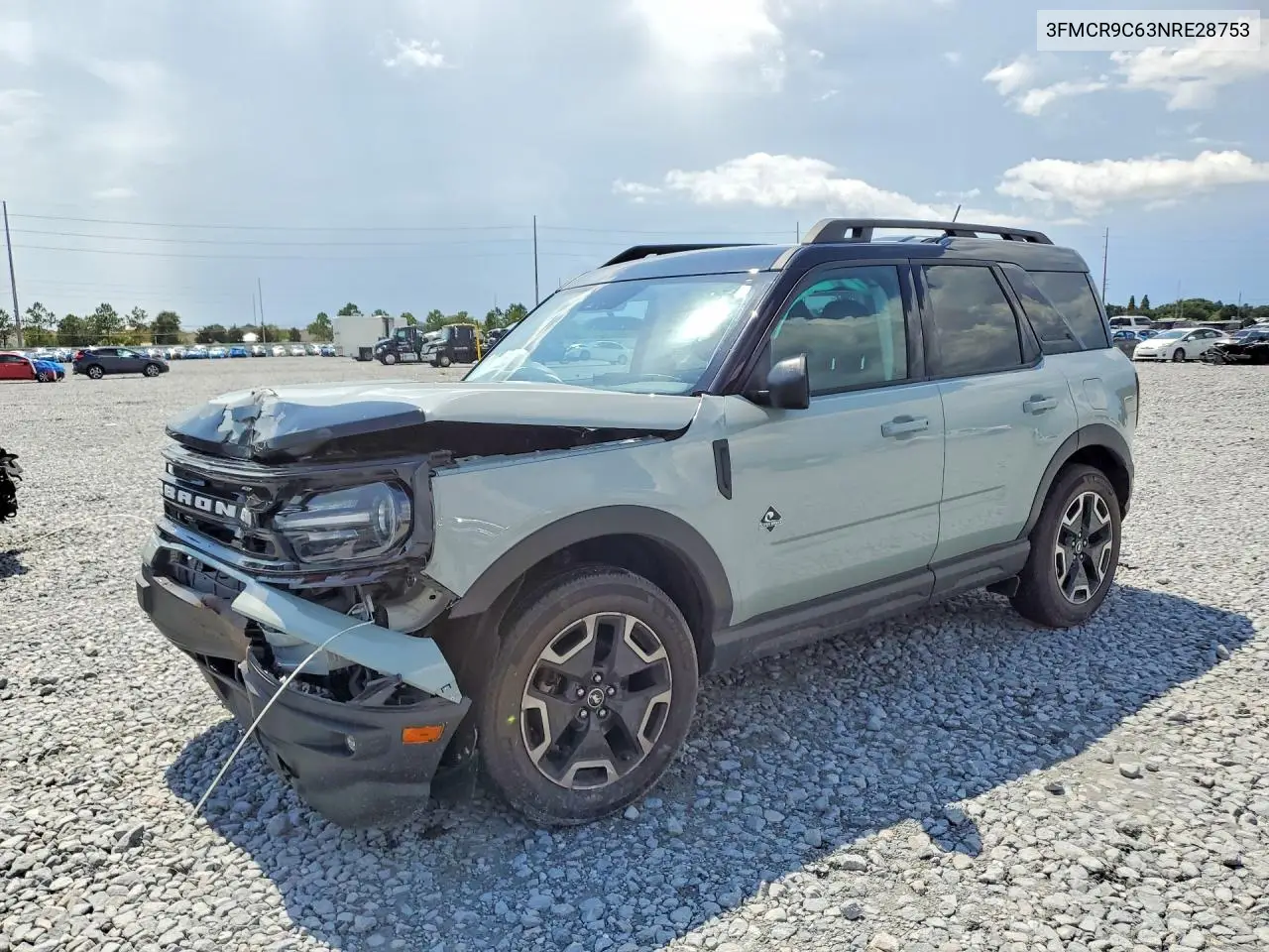 2022 Ford Bronco Sport Outer Banks VIN: 3FMCR9C63NRE28753 Lot: 59554986