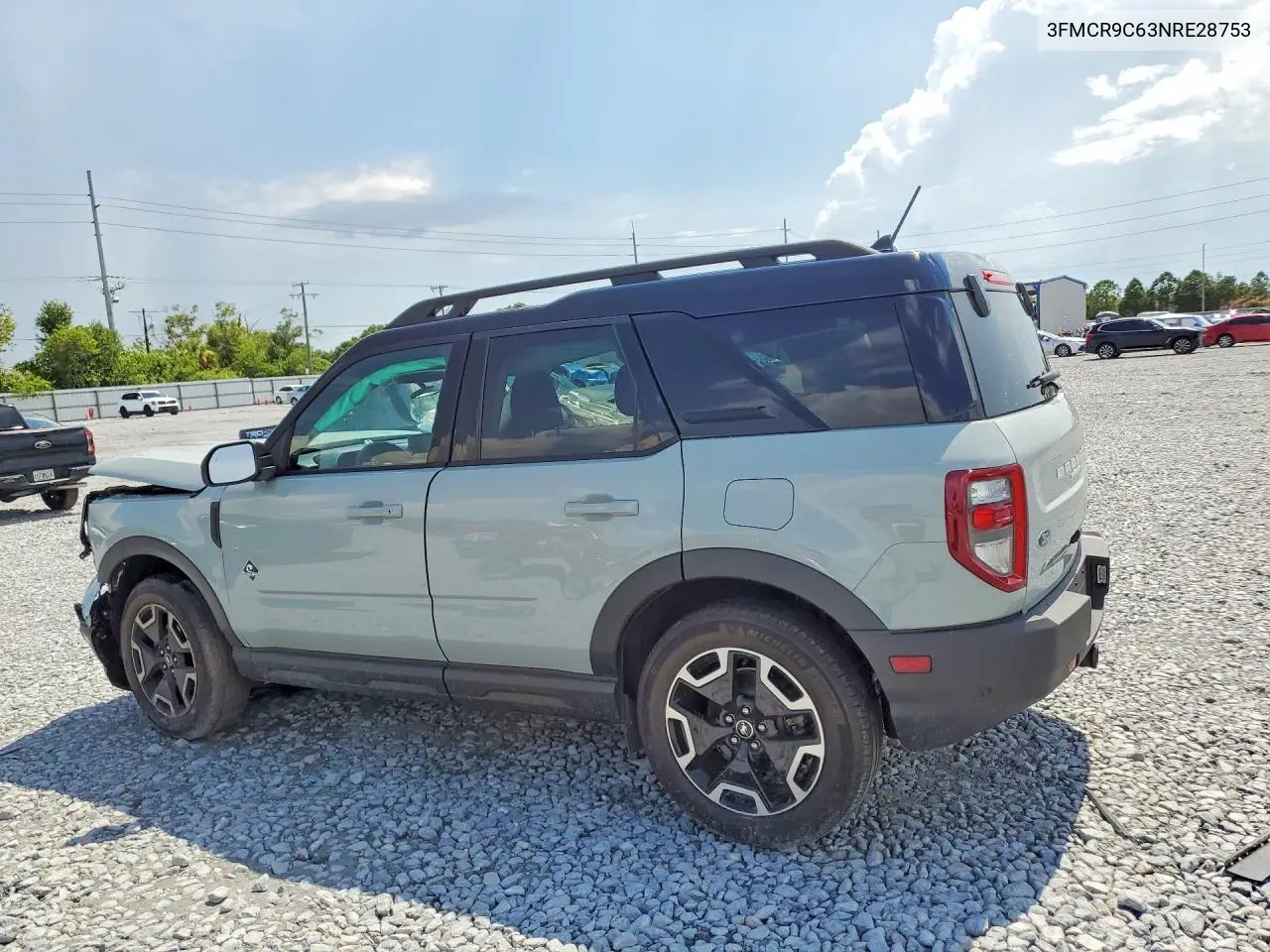 2022 Ford Bronco Sport Outer Banks VIN: 3FMCR9C63NRE28753 Lot: 59554986