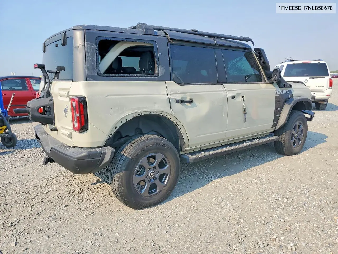 2022 Ford Bronco Base VIN: 1FMEE5DH7NLB58678 Lot: 59596216