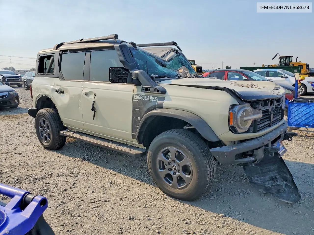 2022 Ford Bronco Base VIN: 1FMEE5DH7NLB58678 Lot: 59596216