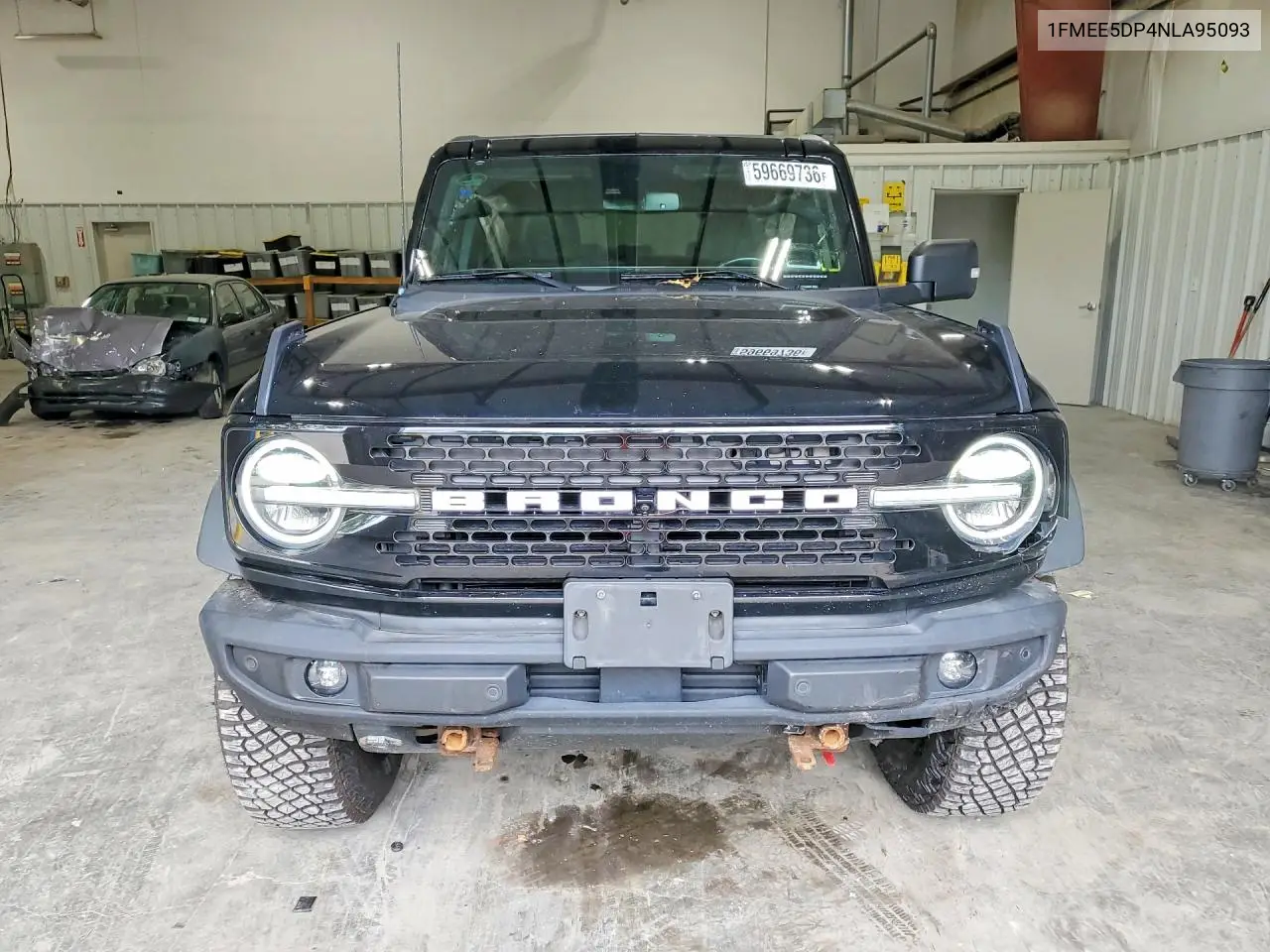 2022 Ford Bronco Base VIN: 1FMEE5DP4NLA95093 Lot: 59669736