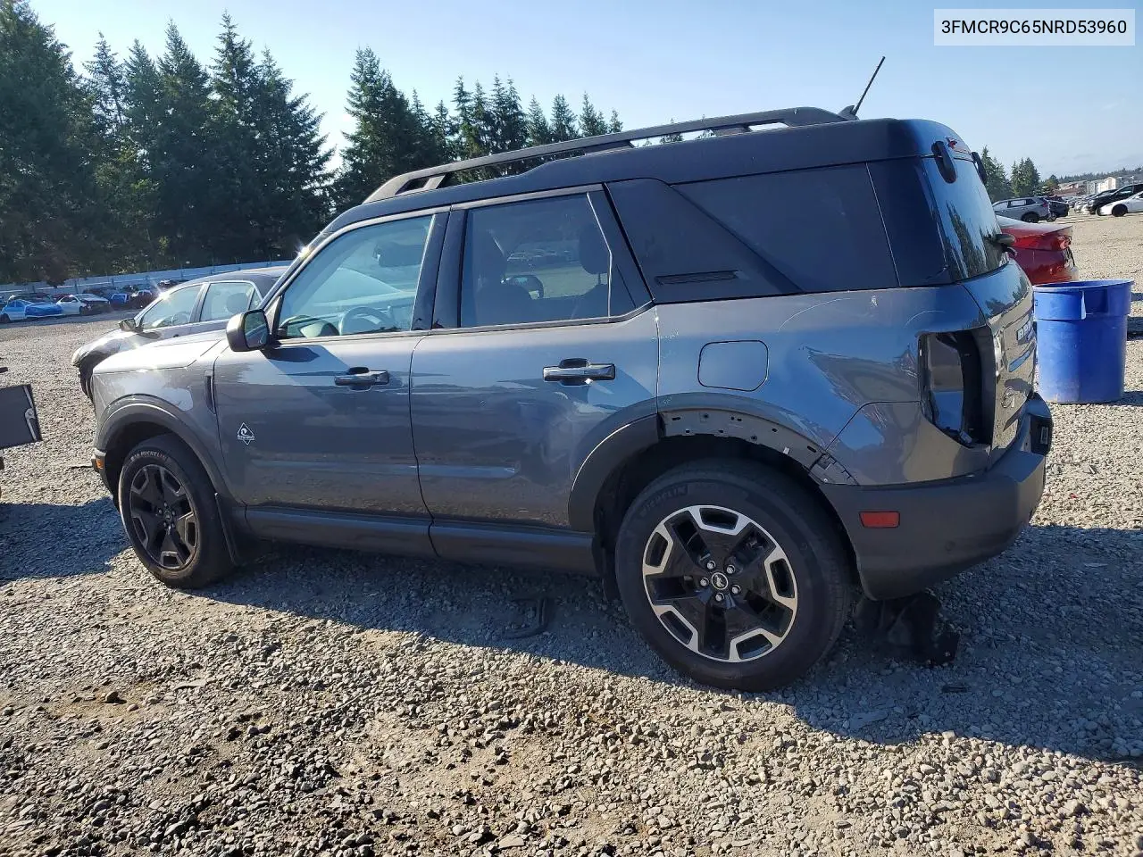 2022 Ford Bronco Sport Outer Banks VIN: 3FMCR9C65NRD53960 Lot: 59704446