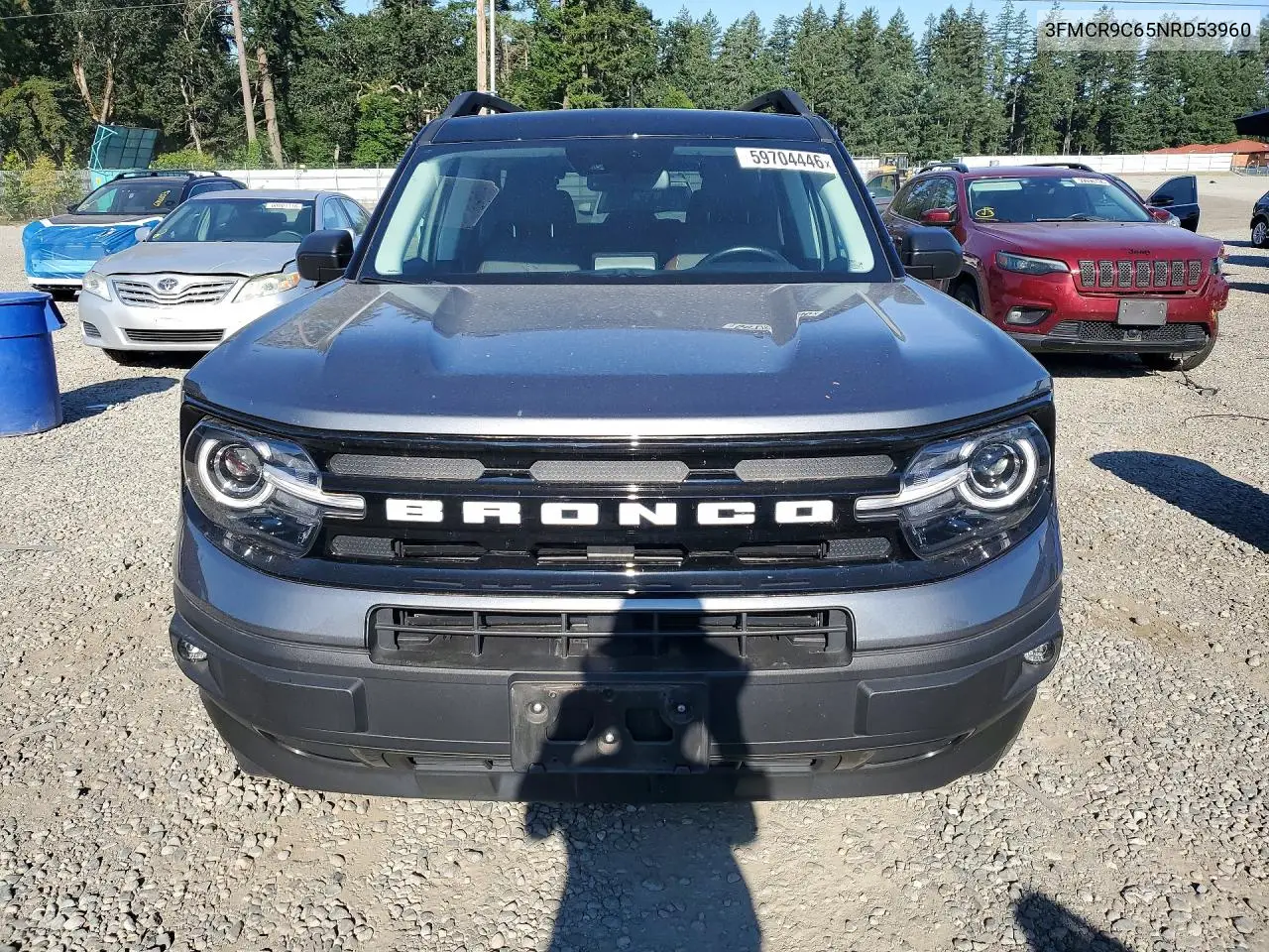 2022 Ford Bronco Sport Outer Banks VIN: 3FMCR9C65NRD53960 Lot: 59704446