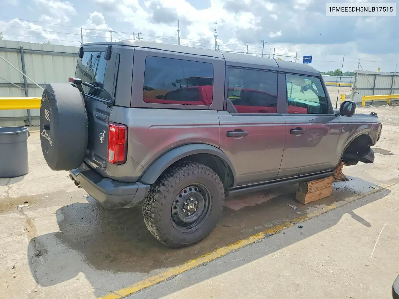 2022 Ford Bronco Base VIN: 1FMEE5DH5NLB17515 Lot: 59805366