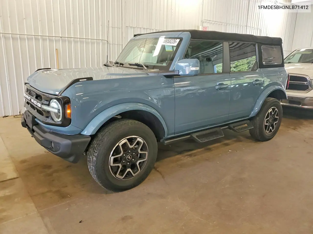 2022 Ford Bronco Base VIN: 1FMDE5BH3NLB71412 Lot: 59958226