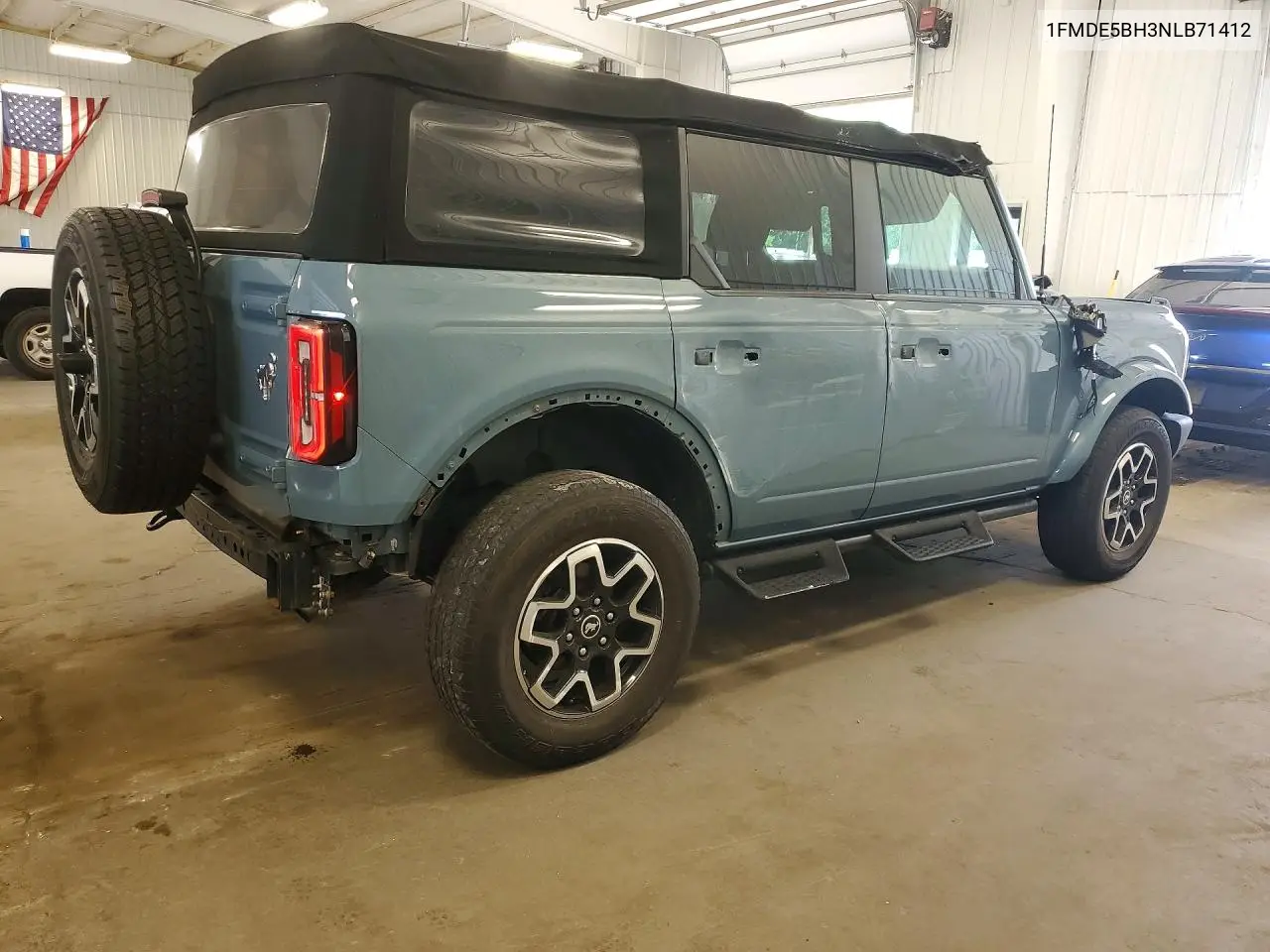 2022 Ford Bronco Base VIN: 1FMDE5BH3NLB71412 Lot: 59958226