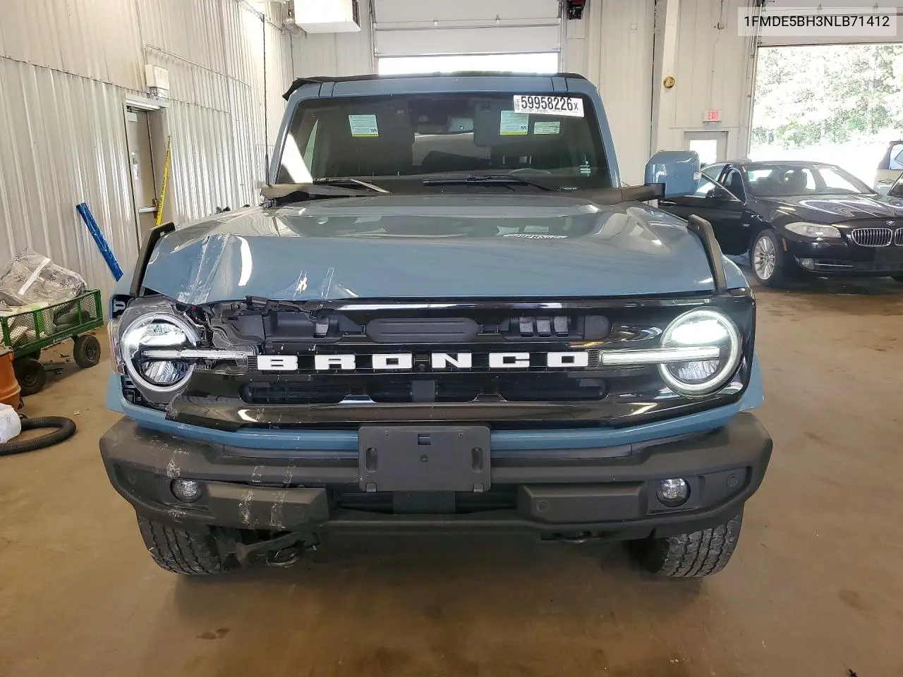 2022 Ford Bronco Base VIN: 1FMDE5BH3NLB71412 Lot: 59958226
