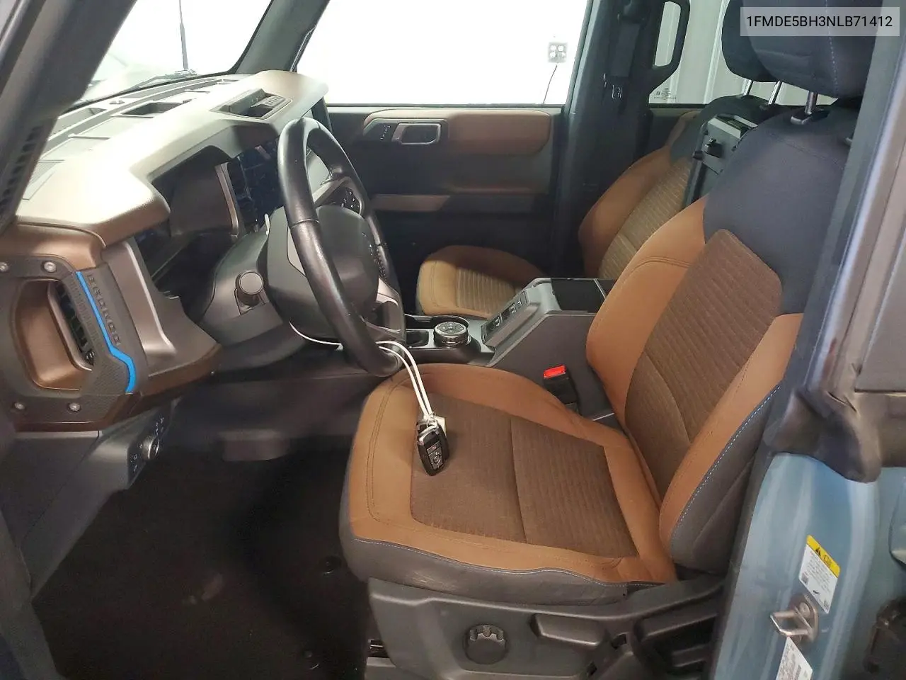 2022 Ford Bronco Base VIN: 1FMDE5BH3NLB71412 Lot: 59958226
