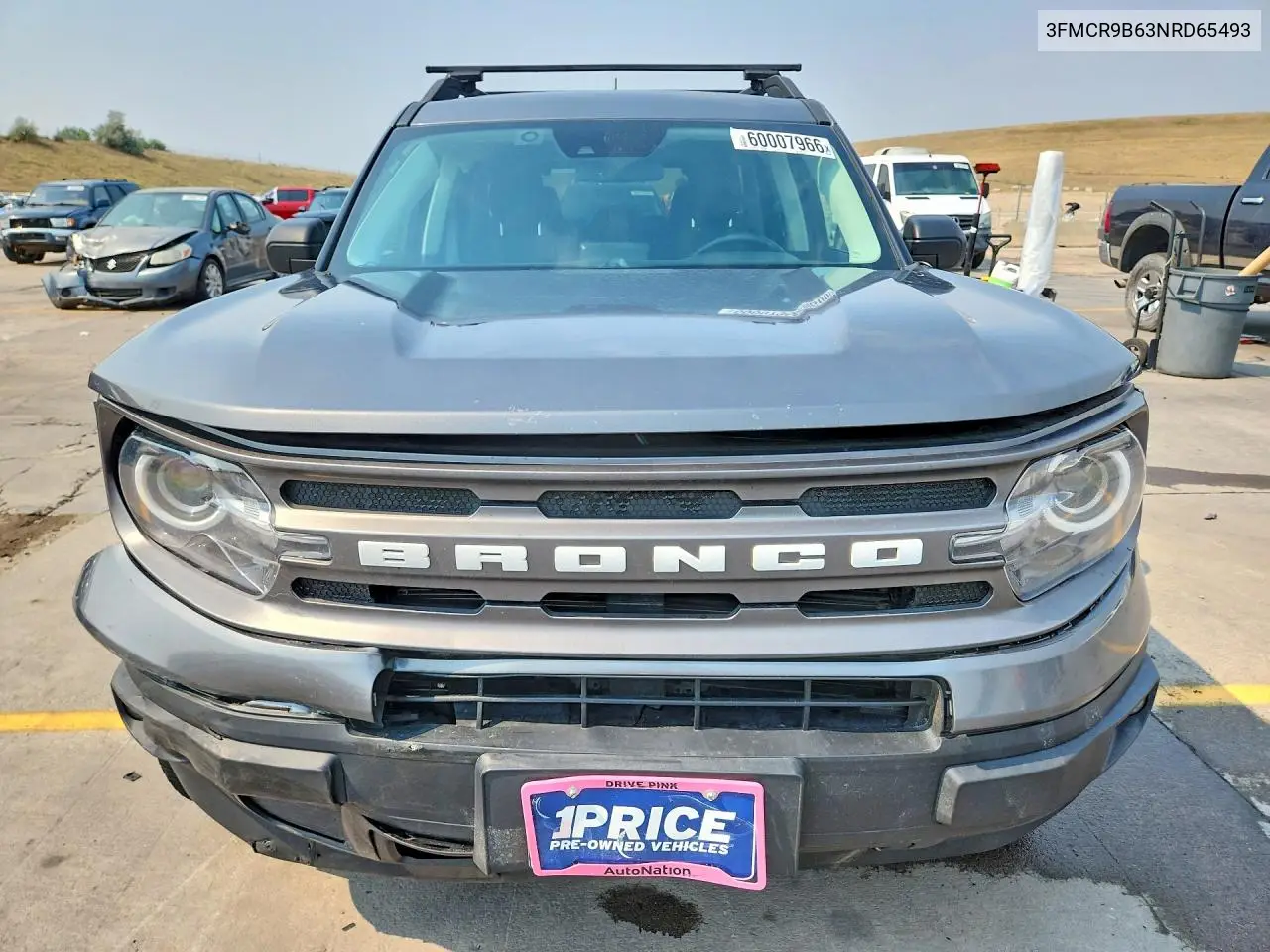 2022 Ford Bronco Sport Big Bend VIN: 3FMCR9B63NRD65493 Lot: 60007966