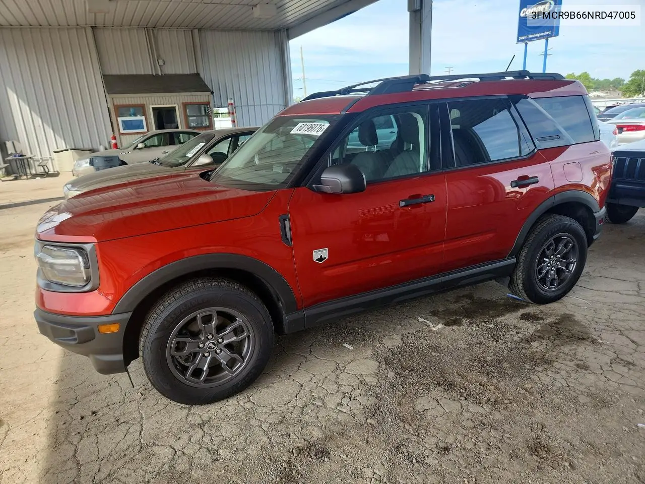 2022 Ford Bronco Sport Big Bend VIN: 3FMCR9B66NRD47005 Lot: 60196076