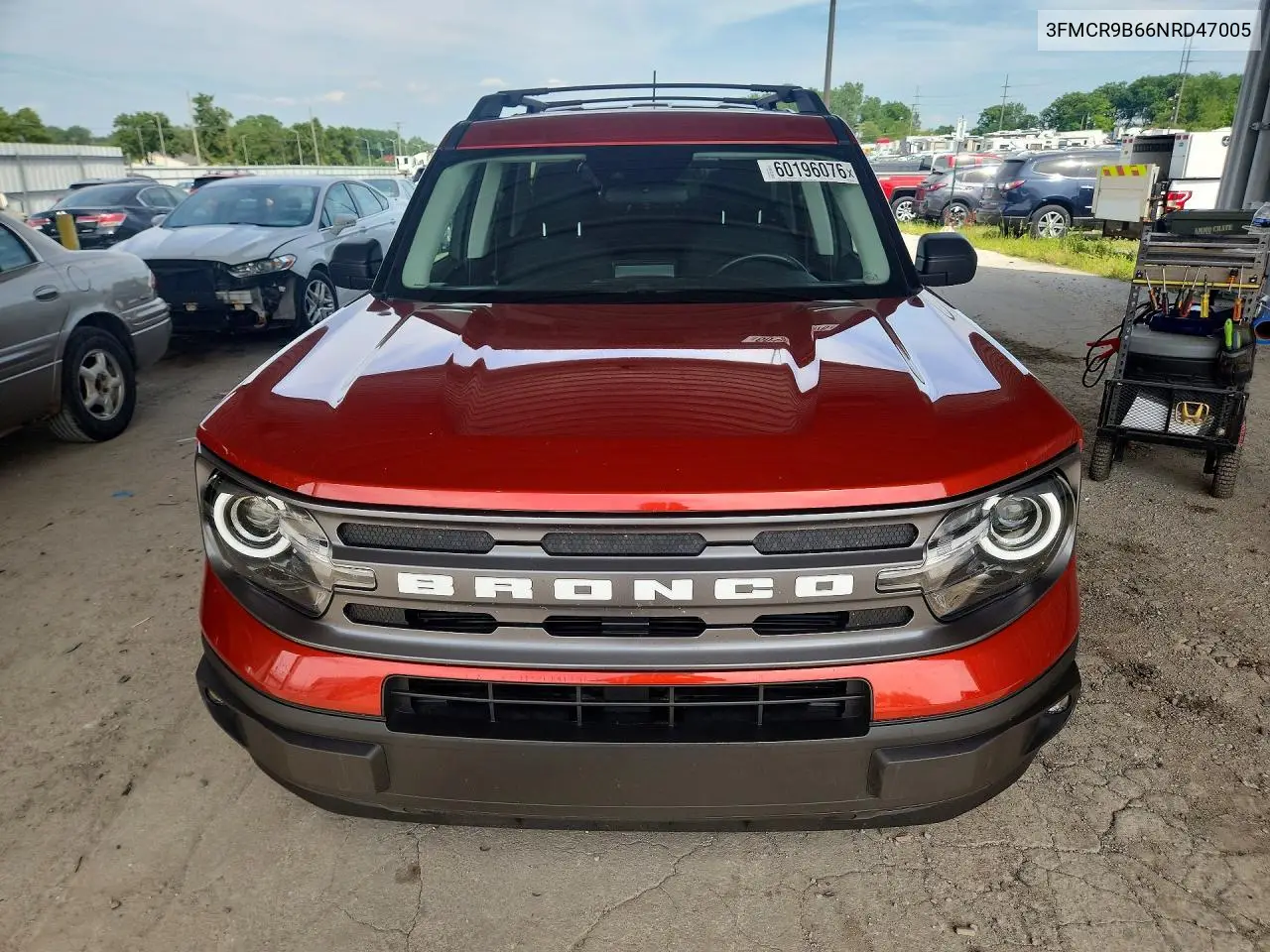 2022 Ford Bronco Sport Big Bend VIN: 3FMCR9B66NRD47005 Lot: 60196076