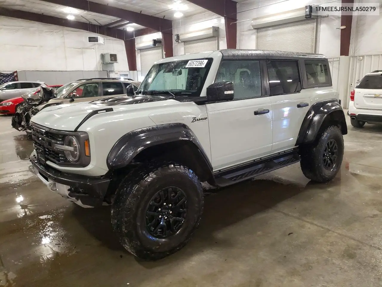 2022 Ford Bronco Raptor VIN: 1FMEE5JR5NLA50279 Lot: 60572396