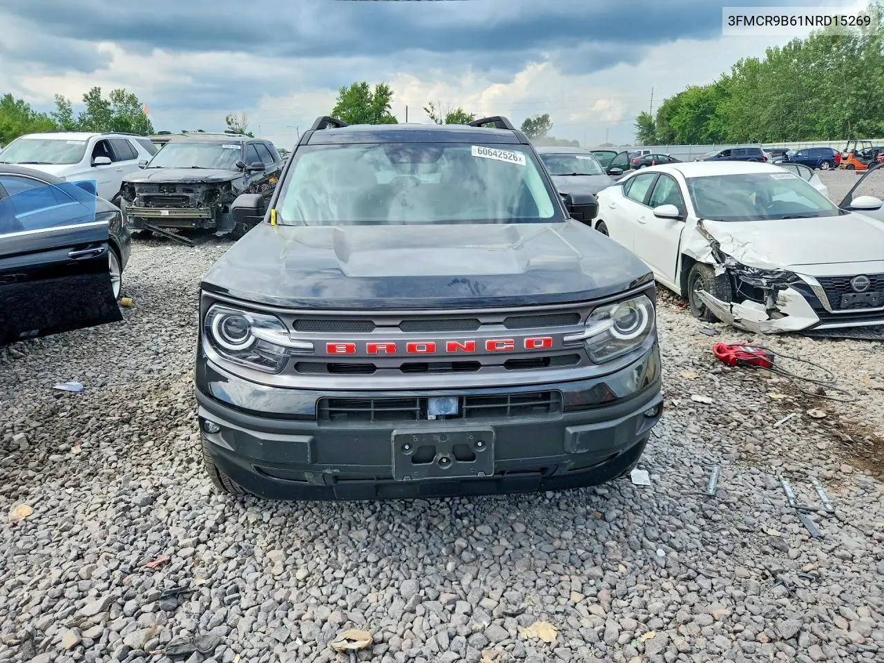 2022 Ford Bronco Sport Big Bend VIN: 3FMCR9B61NRD15269 Lot: 60642526