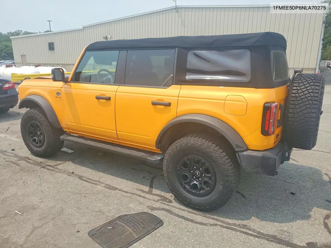 2022 Ford Bronco Base VIN: 1FMEE5DP6NLA70275 Lot: 60656016