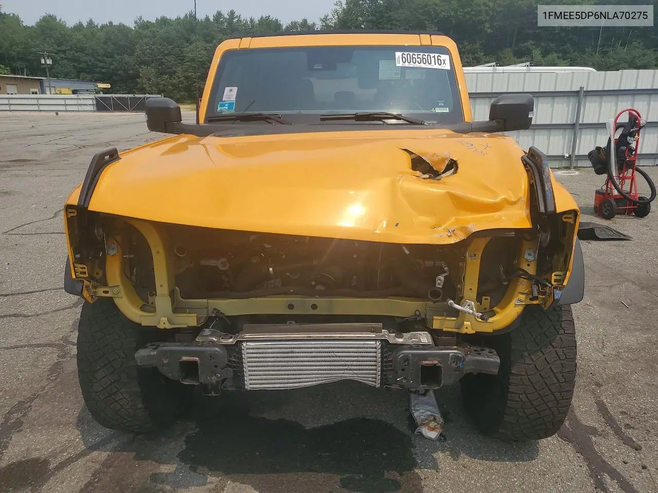 2022 Ford Bronco Base VIN: 1FMEE5DP6NLA70275 Lot: 60656016