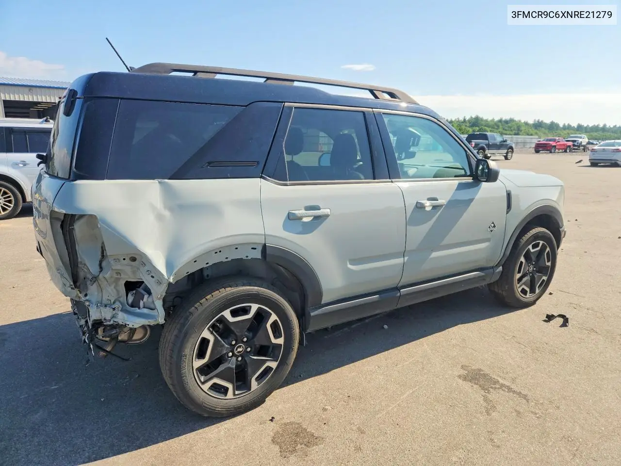 2022 Ford Bronco Sport Outer Banks VIN: 3FMCR9C6XNRE21279 Lot: 61135086