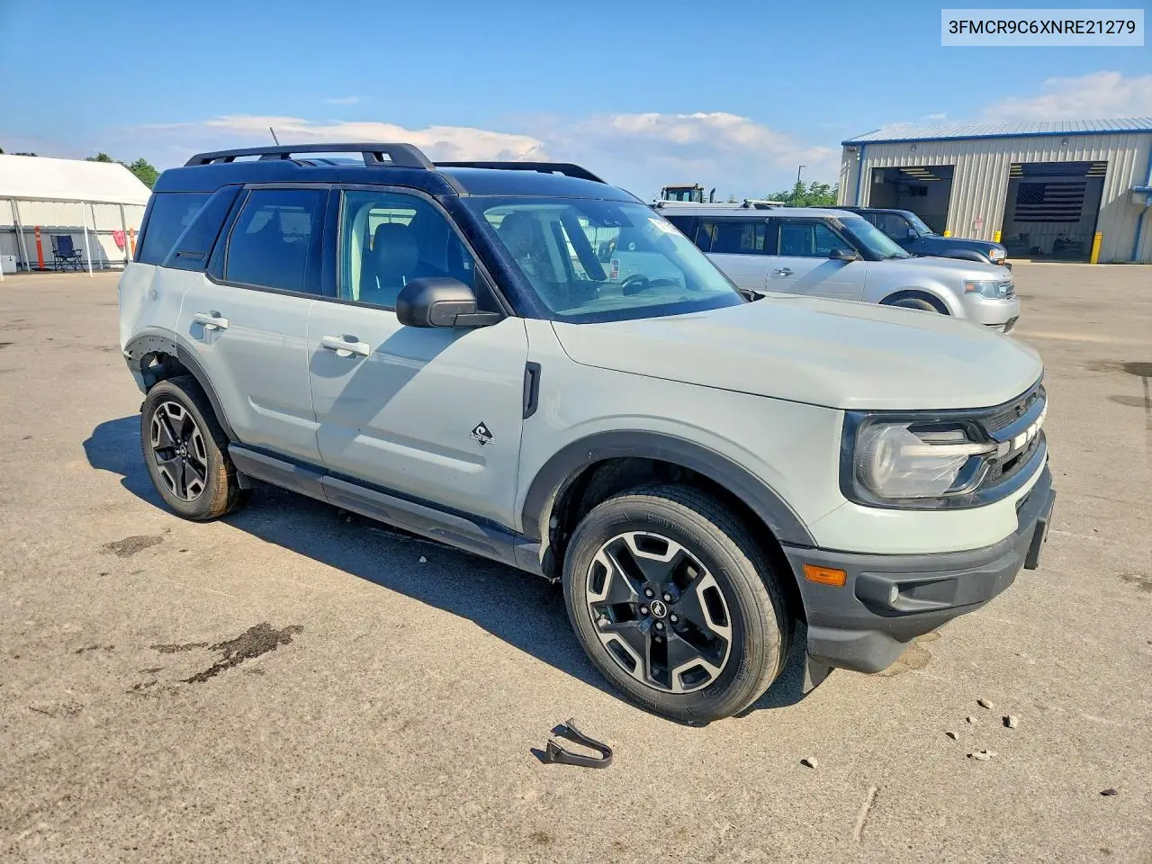 2022 Ford Bronco Sport Outer Banks VIN: 3FMCR9C6XNRE21279 Lot: 61135086