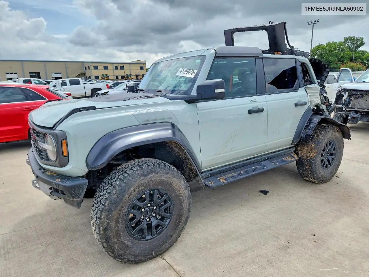2022 Ford Bronco Raptor VIN: 1FMEE5JR9NLA50902 Lot: 61289076