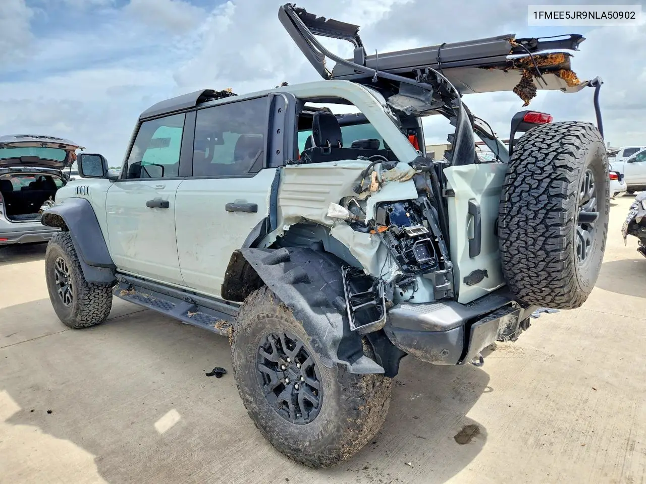 2022 Ford Bronco Raptor VIN: 1FMEE5JR9NLA50902 Lot: 61289076