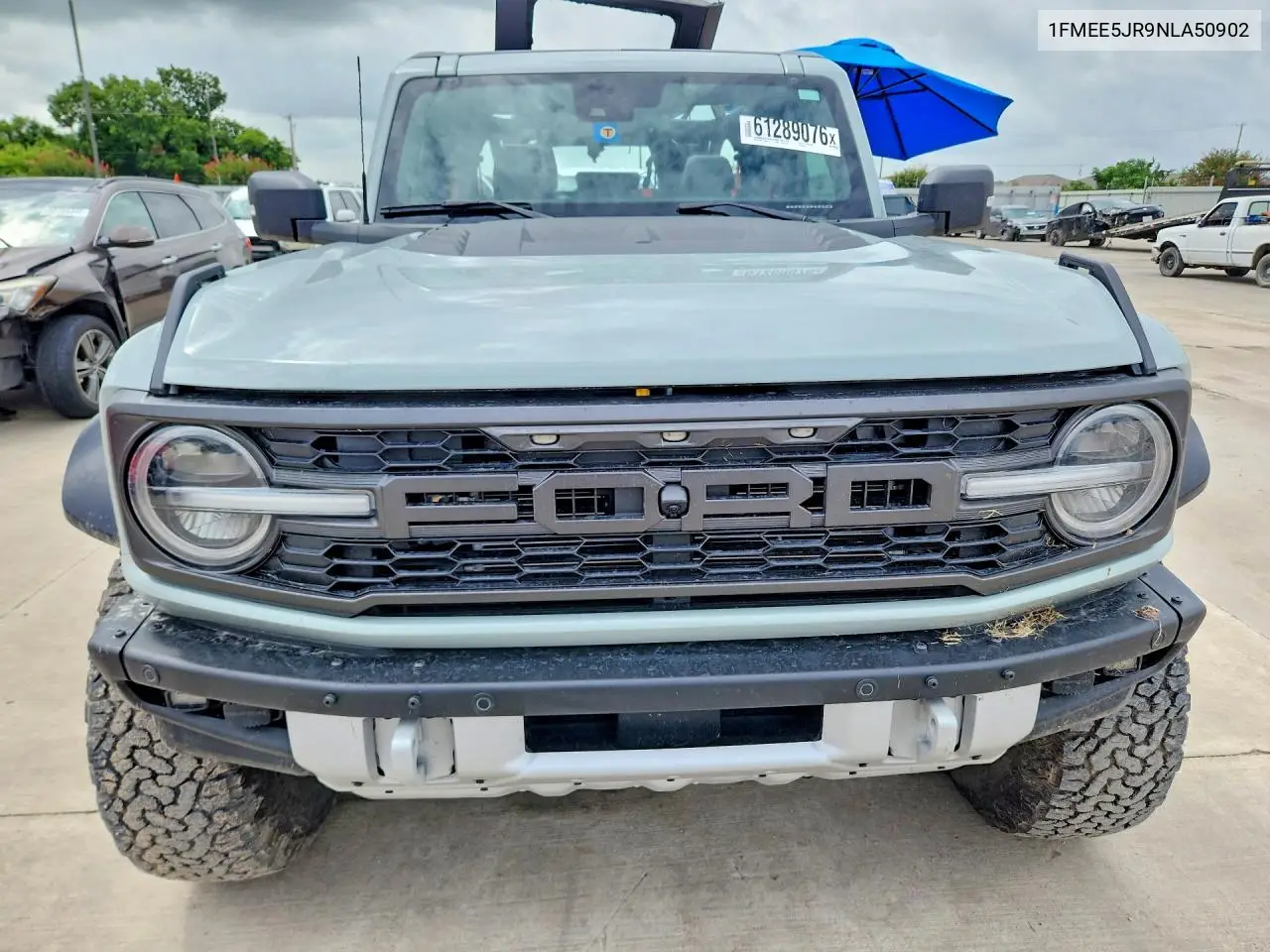 2022 Ford Bronco Raptor VIN: 1FMEE5JR9NLA50902 Lot: 61289076