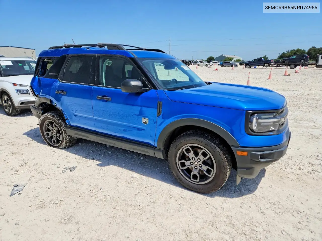 2022 Ford Bronco Sport Big Bend VIN: 3FMCR9B65NRD74955 Lot: 61512196
