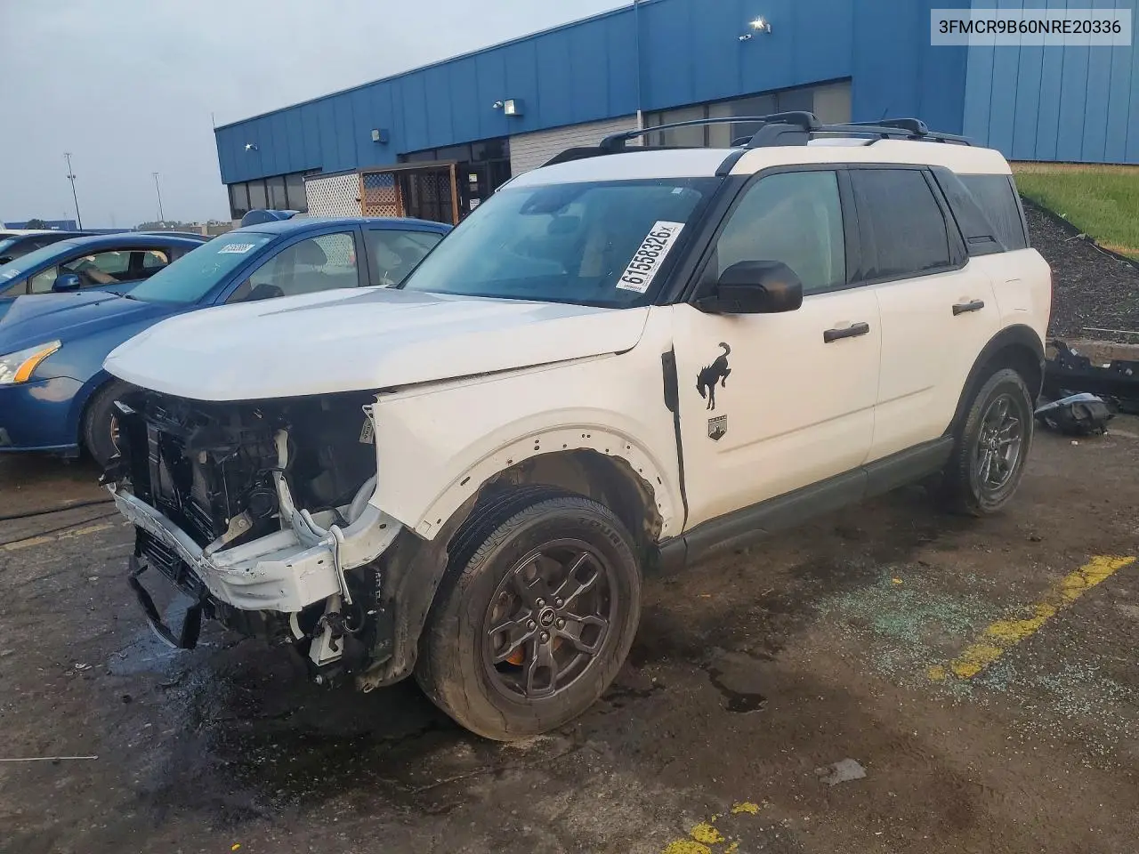 2022 Ford Bronco Sport Big Bend VIN: 3FMCR9B60NRE20336 Lot: 61558326
