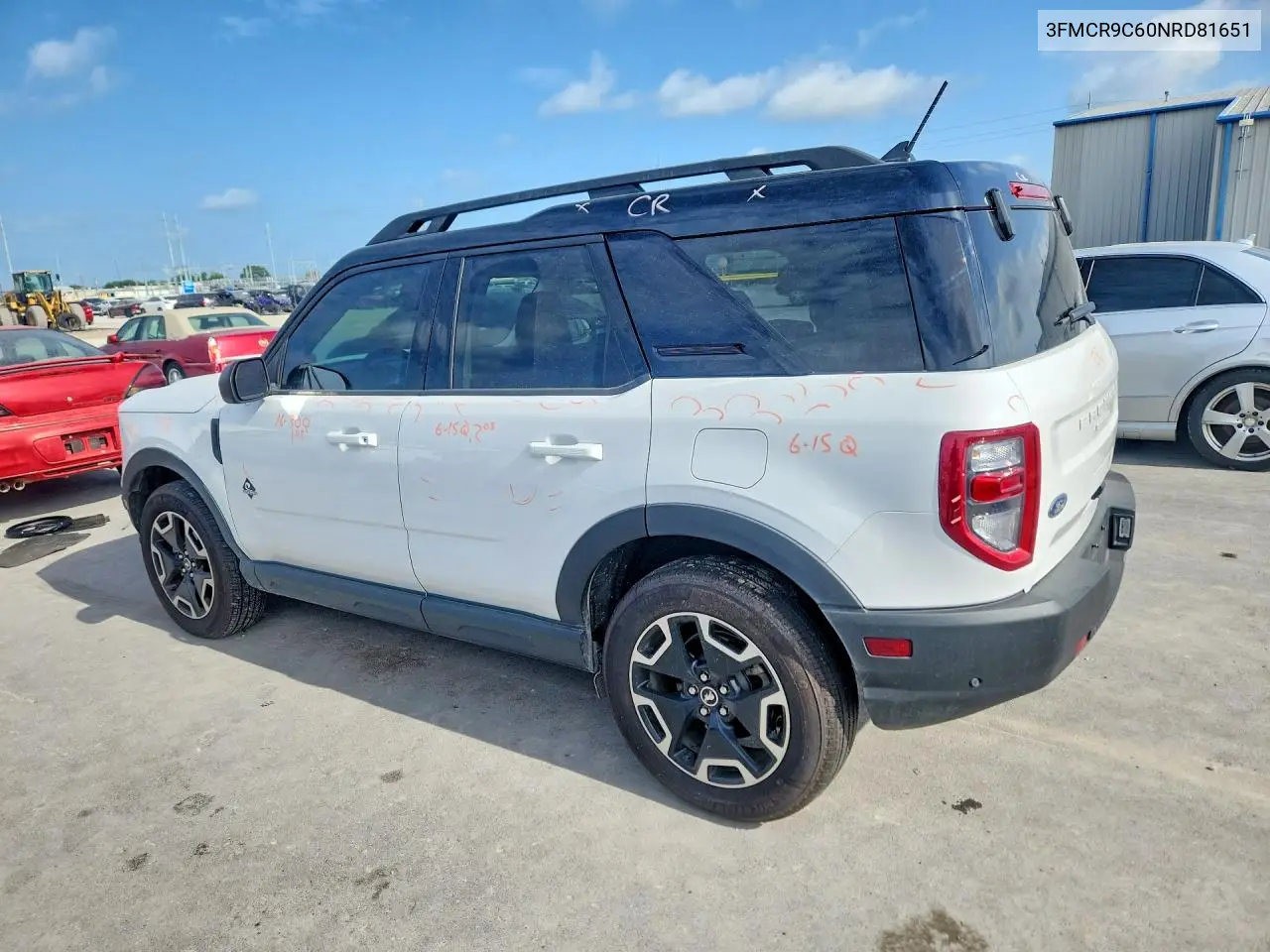 2022 Ford Bronco Sport Outer Banks VIN: 3FMCR9C60NRD81651 Lot: 61767146