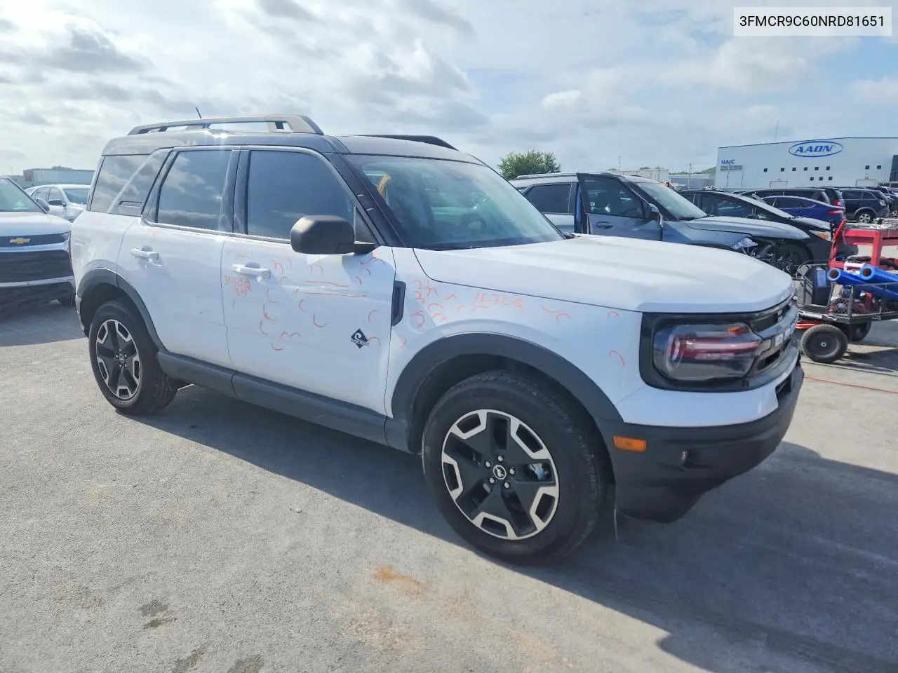 2022 Ford Bronco Sport Outer Banks VIN: 3FMCR9C60NRD81651 Lot: 61767146