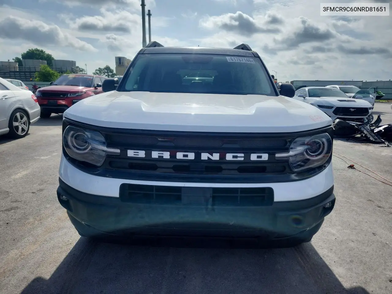 2022 Ford Bronco Sport Outer Banks VIN: 3FMCR9C60NRD81651 Lot: 61767146