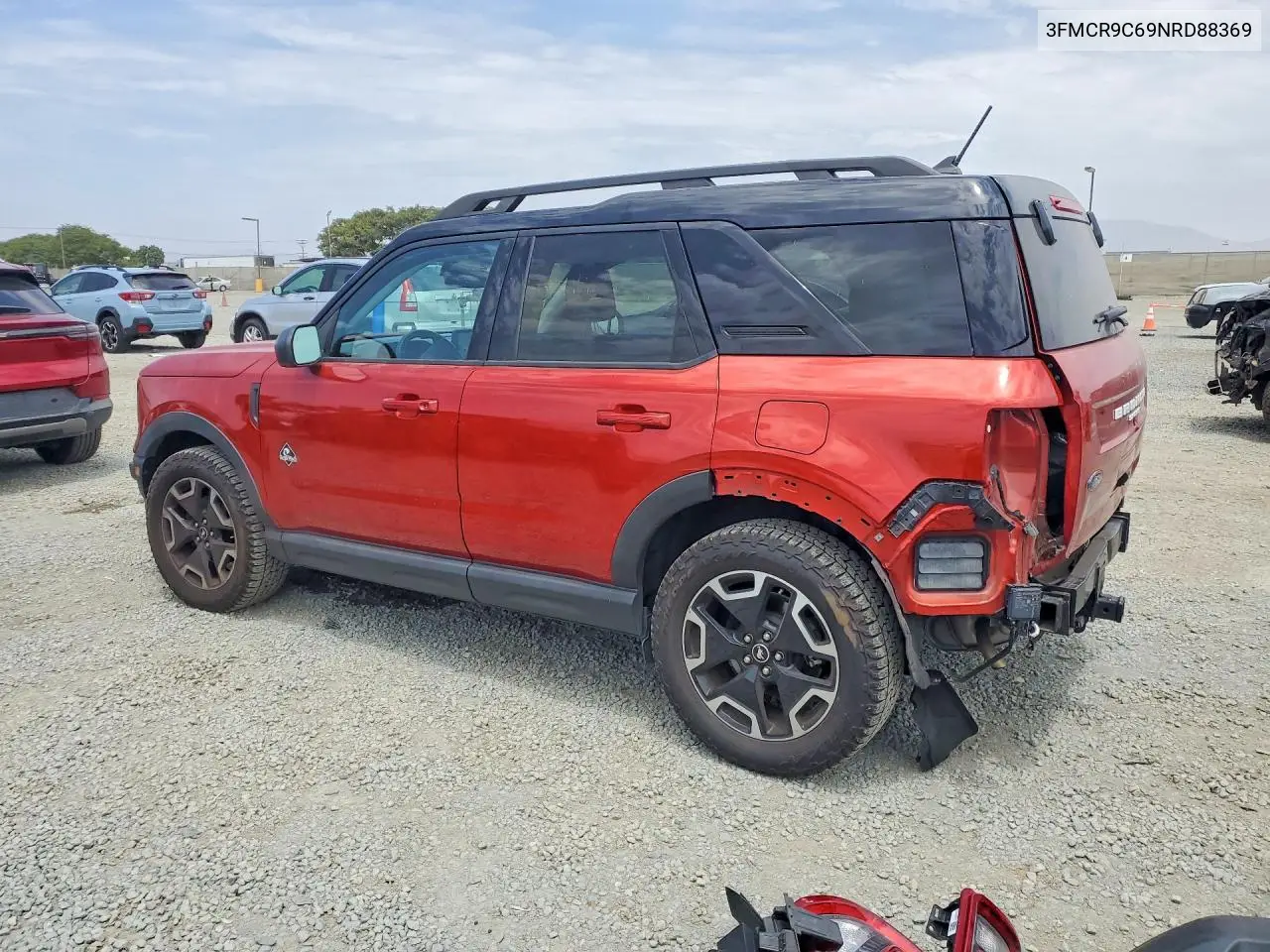 2022 Ford Bronco Sport Outer Banks VIN: 3FMCR9C69NRD88369 Lot: 61798646