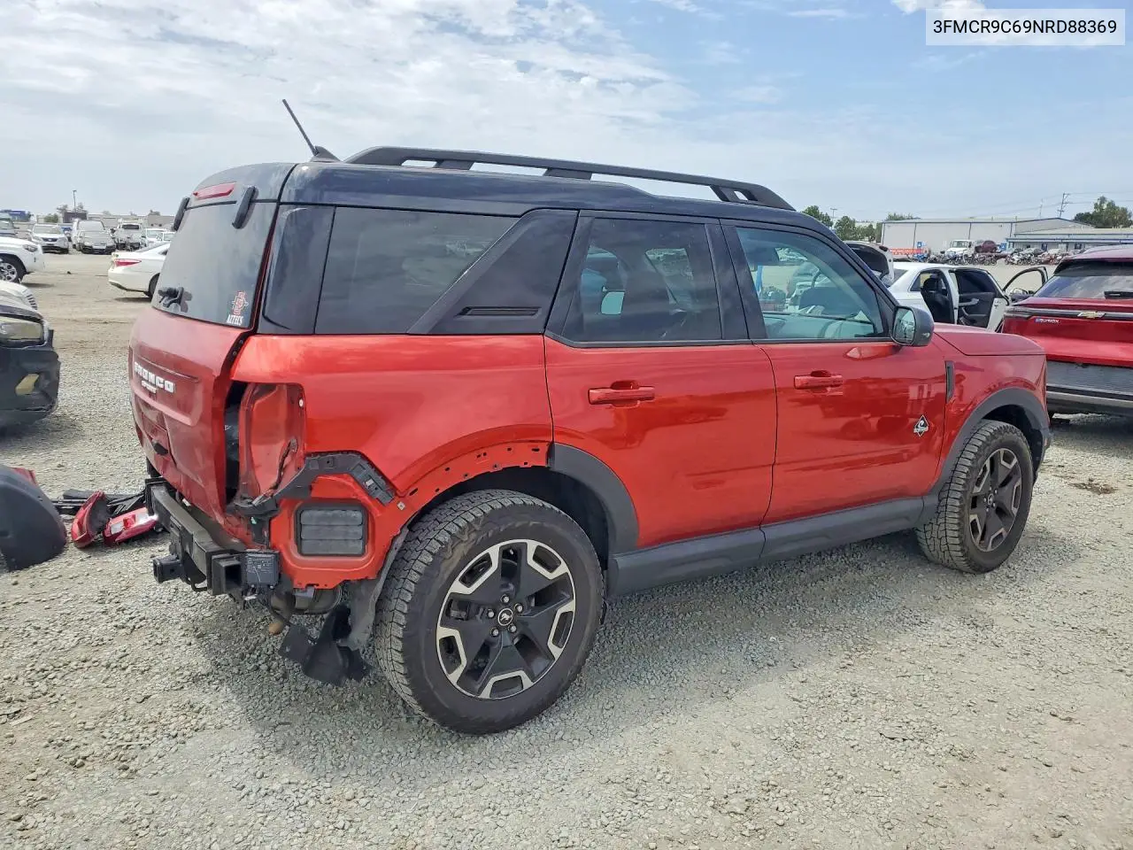 2022 Ford Bronco Sport Outer Banks VIN: 3FMCR9C69NRD88369 Lot: 61798646