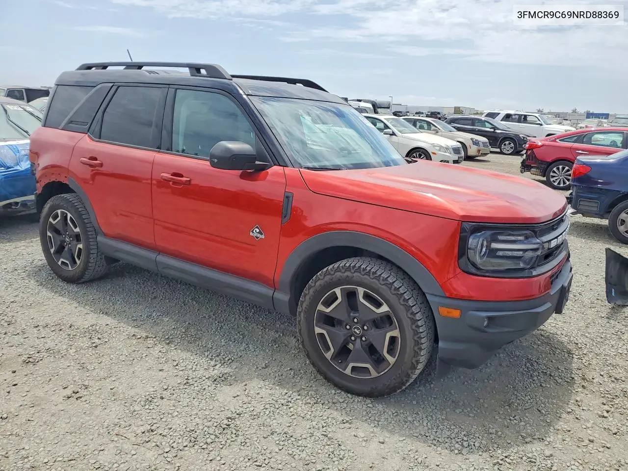 2022 Ford Bronco Sport Outer Banks VIN: 3FMCR9C69NRD88369 Lot: 61798646