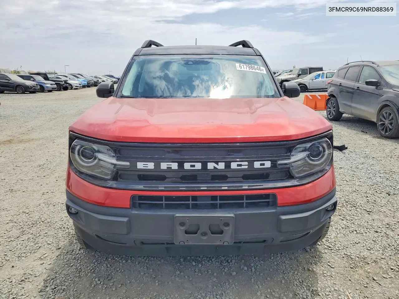 2022 Ford Bronco Sport Outer Banks VIN: 3FMCR9C69NRD88369 Lot: 61798646
