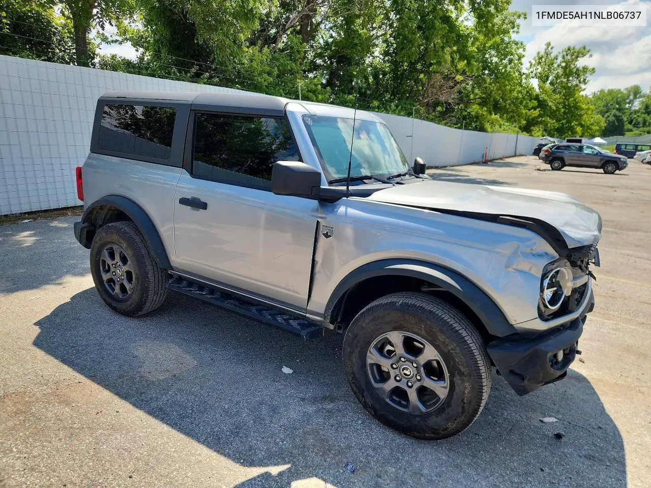 2022 Ford Bronco Base VIN: 1FMDE5AH1NLB06737 Lot: 61885346