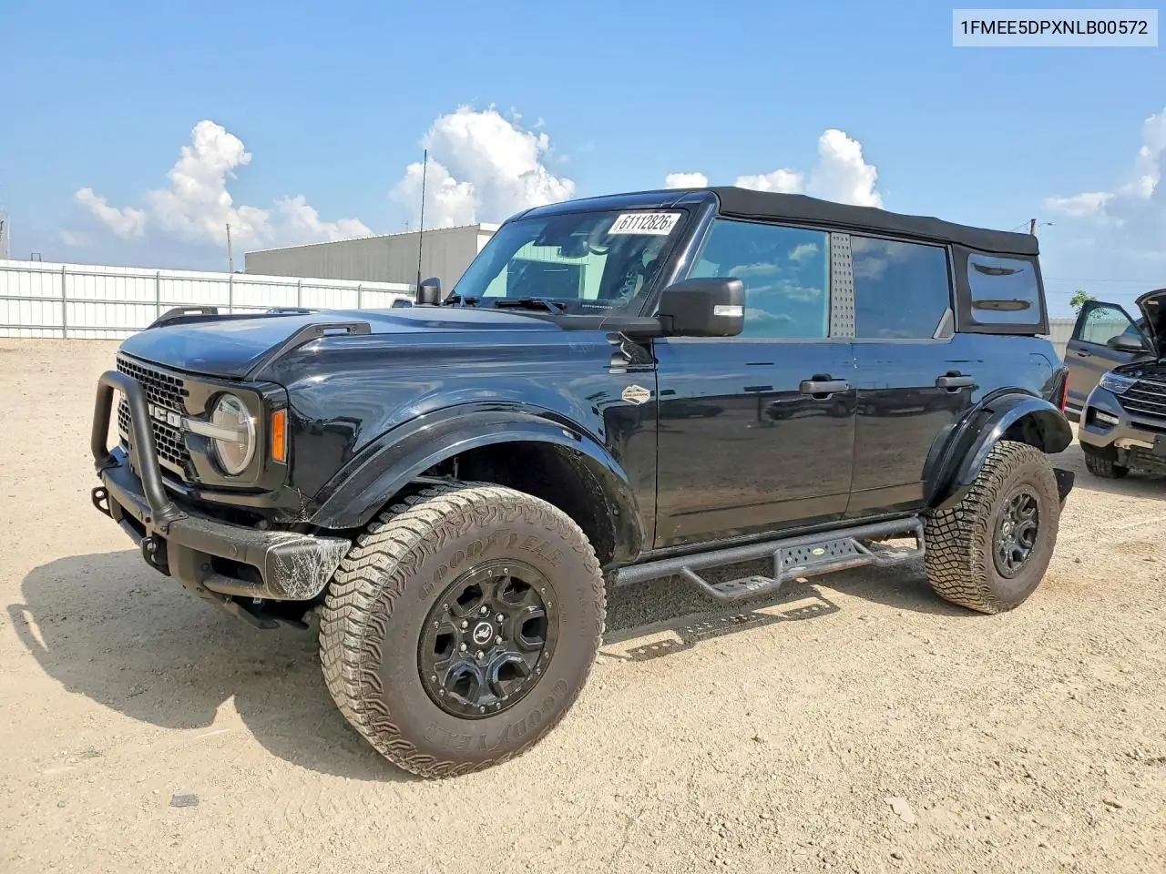 2022 Ford Bronco Base VIN: 1FMEE5DPXNLB00572 Lot: 62314926