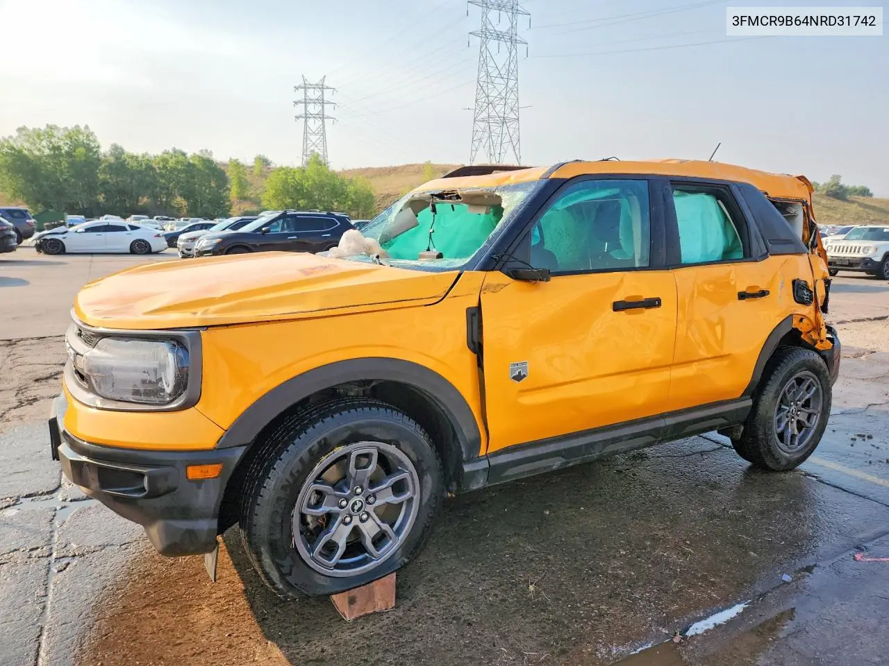 2022 Ford Bronco Sport Big Bend VIN: 3FMCR9B64NRD31742 Lot: 85791805