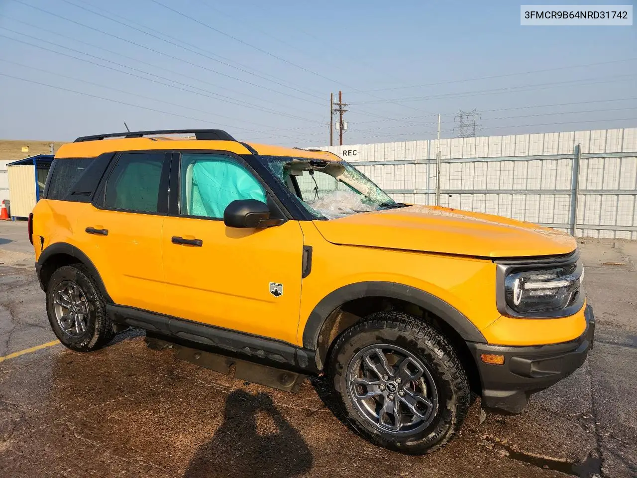 2022 Ford Bronco Sport Big Bend VIN: 3FMCR9B64NRD31742 Lot: 85791805