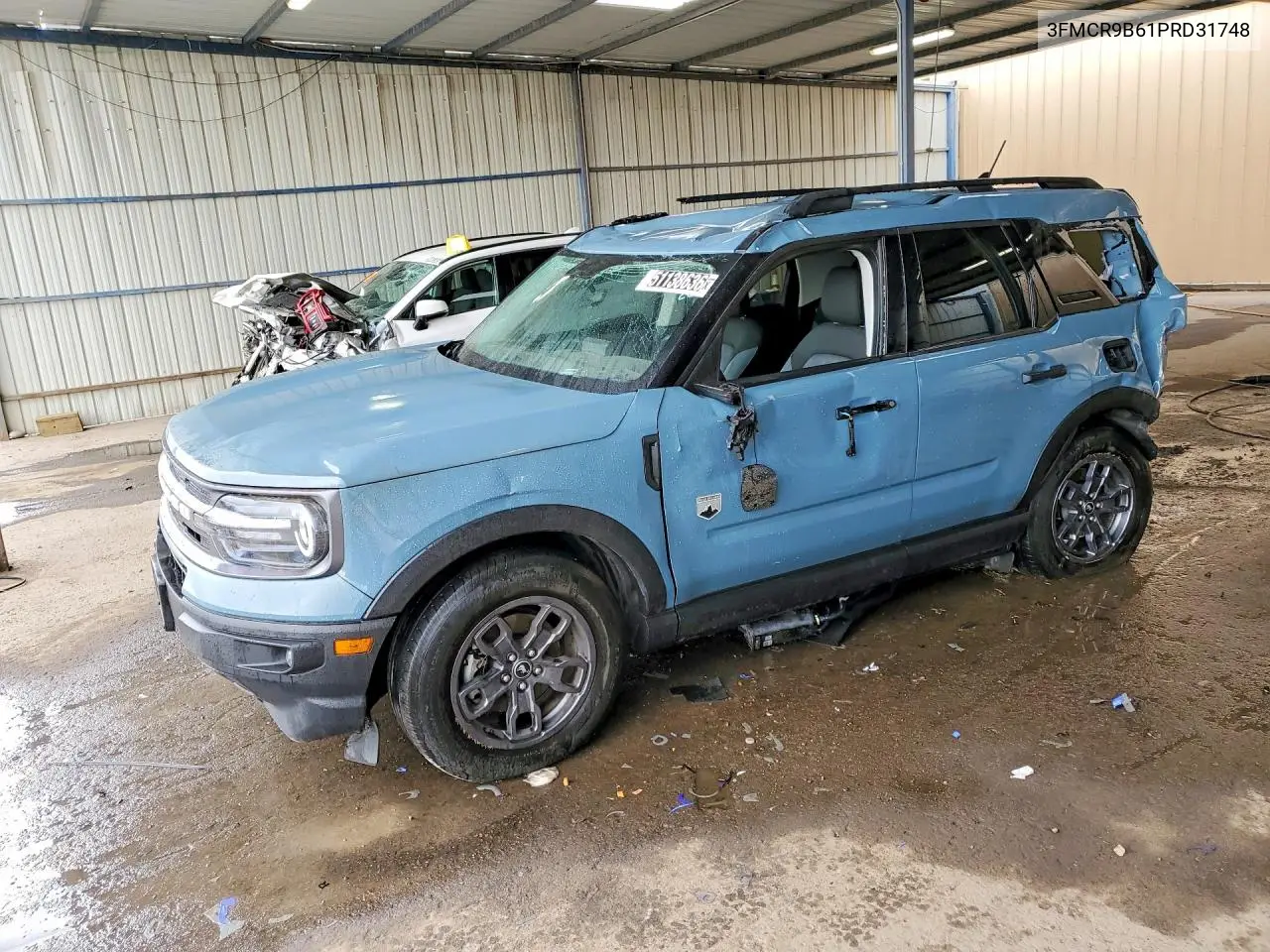 2023 Ford Bronco Sport Big Bend VIN: 3FMCR9B61PRD31748 Lot: 51138636