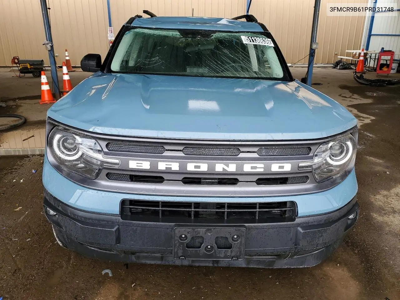 2023 Ford Bronco Sport Big Bend VIN: 3FMCR9B61PRD31748 Lot: 51138636